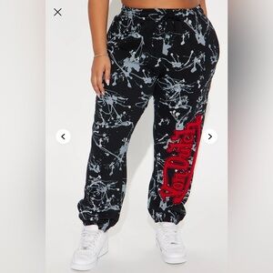 Von Dutch Abstract Jogger - Charcoal/combo